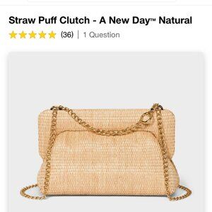 Straw Puff Clutch - Target A New Day